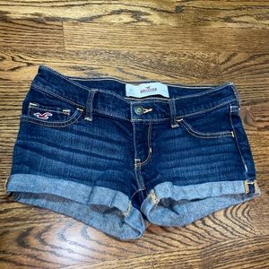 Hollister Dark Wash Jean Shorts